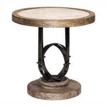  25841 - Uttermost Sydney Light Oak Side Table